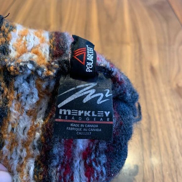 Merkley kids hat, wool, nordic Fair Isle style, EUC, beanie - Picture 4 of 9